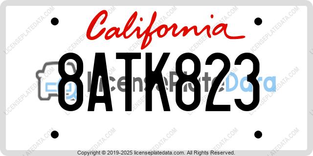 8ATK823, California