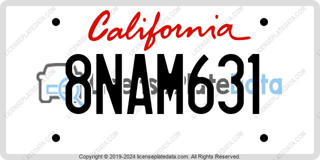 8NAM631, California