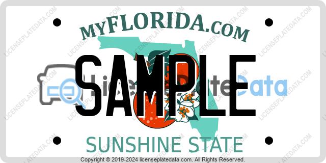 Florida License Plate