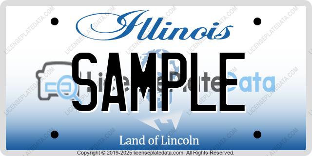 Illinois License Plate