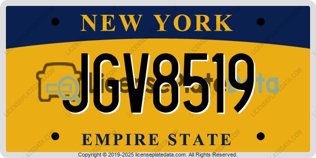 JGV8519, New York